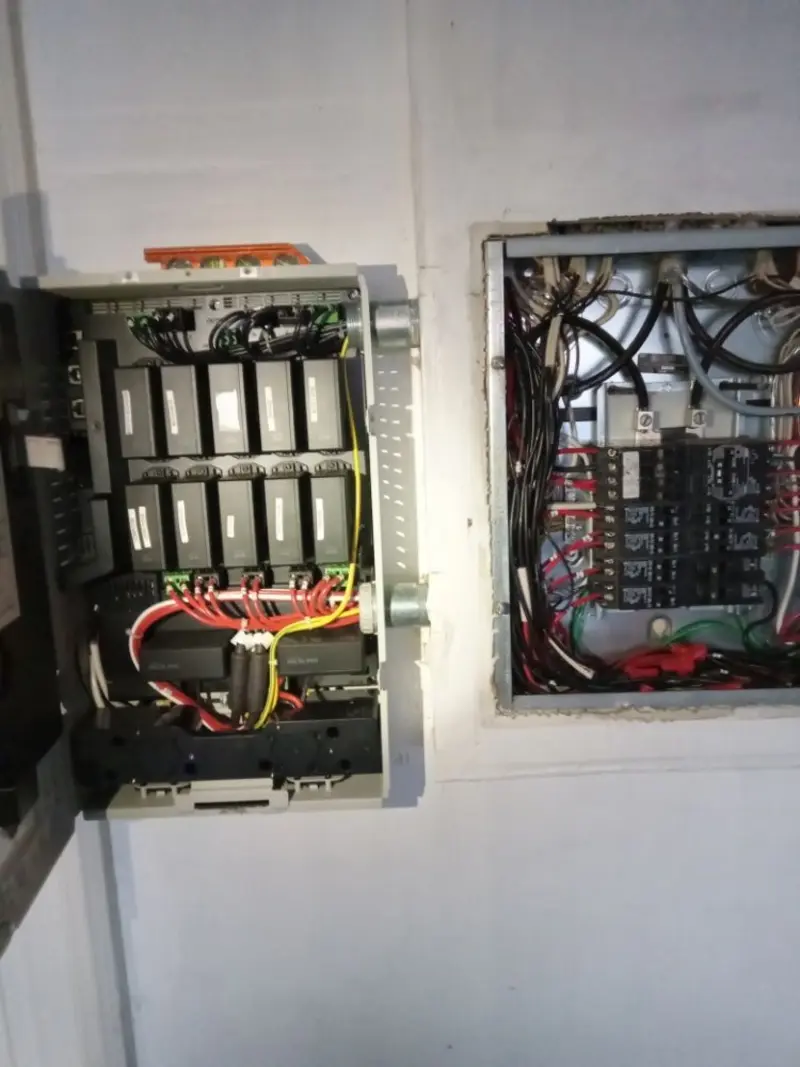 Electrical panel upgrade completed for Security Camera Wiring in Bal Harbour